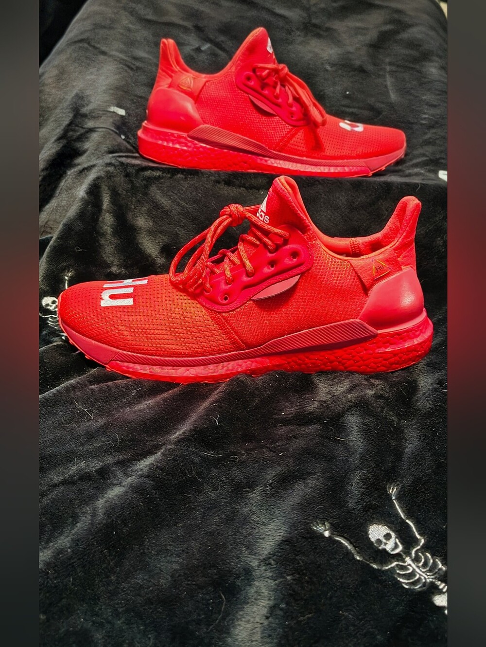 +2019+Pharrell x Adidas "Solar Hu Glide" 'Power Red'...
